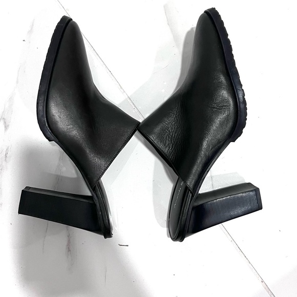 Amanda Smith Phoenix high heels Black Ankle mules 9 - Picture 7 of 10